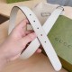 Cintura Gucci GG Marmont sottile 3cm 414516 Bianco Cintura Gucci GG Marmont sottile 3cm 414516 Bianco
