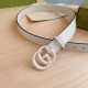 Cintura Gucci GG Marmont sottile 3cm 414516 Bianco Cintura Gucci GG Marmont sottile 3cm 414516 Bianco