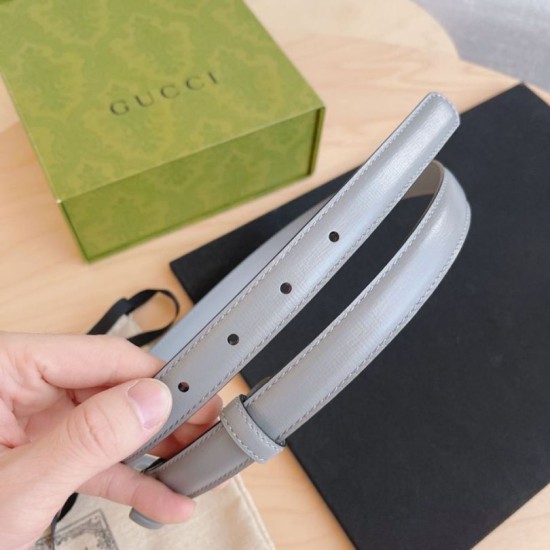 Cintura Gucci GG Marmont sottile 2cm 414516 Grigio Cintura Gucci GG Marmont sottile 2cm 414516 Grigio