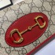Portafoglio Gucci Horsebit 1955 con catena 621892 Rosso Portafoglio Gucci Horsebit 1955 con catena 621892 Rosso