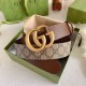 Pari Cintura Gucci GG con fibbia Doppia G 625839 Marrone Pari Cintura Gucci GG con fibbia Doppia G 625839 Marrone