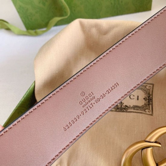 Pari Cintura Gucci GG con fibbia Doppia G 625839 Marrone Pari Cintura Gucci GG con fibbia Doppia G 625839 Marrone