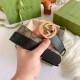 Pari Cintura Gucci GG con fibbia Doppia G 625839 Nera Pari Cintura Gucci GG con fibbia Doppia G 625839 Nera
