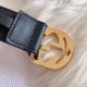 Pari Cintura Gucci GG con fibbia Doppia G 625839 Nera Pari Cintura Gucci GG con fibbia Doppia G 625839 Nera
