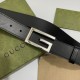 Gucci Cintura reversibile con fibbia G Square 626974 Nero Argento Gucci Cintura reversibile con fibbia G Square 626974 Nero Argento