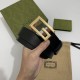 Gucci Cintura reversibile con fibbia G Square 626974 Black Gold Gucci Cintura reversibile con fibbia G Square 626974 Black Gold