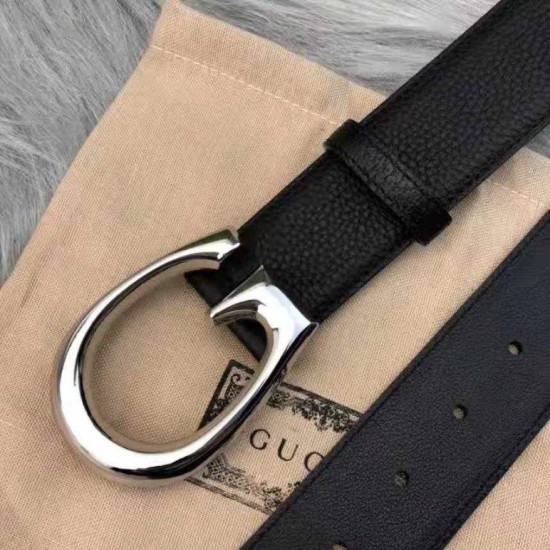 Gucci Cintura sottile con fibbia G 655566 Nero Gucci Cintura sottile con fibbia G 655566 Nero