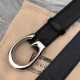Gucci Cintura sottile con fibbia G 655566 Nero Gucci Cintura sottile con fibbia G 655566 Nero