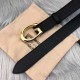 Gucci Cintura sottile con fibbia G 655566 Nero Gucci Cintura sottile con fibbia G 655566 Nero