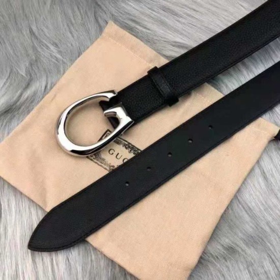 Qualità da grande Gucci Cintura con fibbia G 655567 Nero