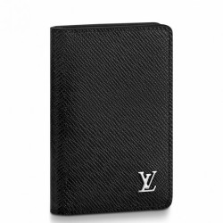 Pari di alta qualit&agrave; Louis Vuitton Pocket Organizer Taiga Pelle M30283