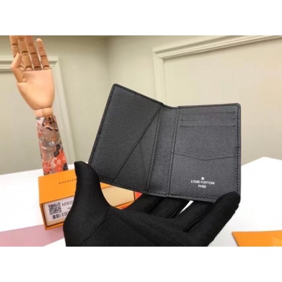 Pari di alta qualit&agrave; Louis Vuitton Pocket Organizer Taiga Pelle M30283
