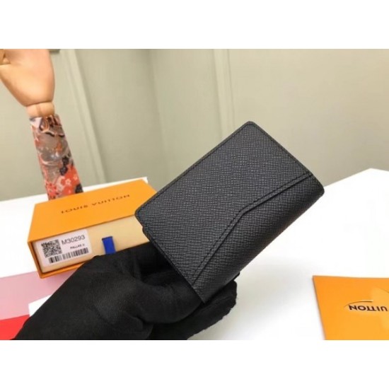 Pari di alta qualit&agrave; Louis Vuitton Pocket Organizer Taiga Pelle M30283