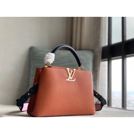 Louis Vuitton Capucines BB In Pelle Marrone M59266 Louis Vuitton Capucines BB In Pelle Marrone M59266