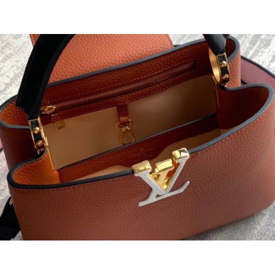 Louis Vuitton Capucines BB In Pelle Marrone M59266 Louis Vuitton Capucines BB In Pelle Marrone M59266