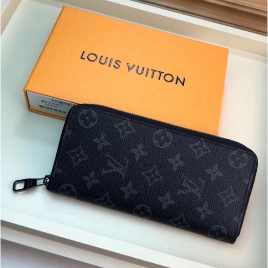 Portafoglio Louis Vuitton Zippy Vertical Monogram Eclipse M62295 Portafoglio Louis Vuitton Zippy Vertical Monogram Eclipse M62295