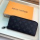 Portafoglio Louis Vuitton Zippy Vertical Monogram Eclipse M62295 Portafoglio Louis Vuitton Zippy Vertical Monogram Eclipse M62295