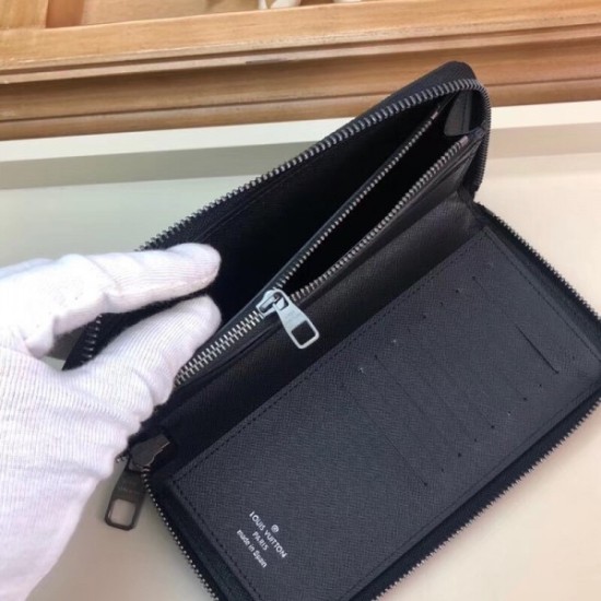 Portafoglio Louis Vuitton Zippy Vertical Monogram Eclipse M62295 Portafoglio Louis Vuitton Zippy Vertical Monogram Eclipse M62295