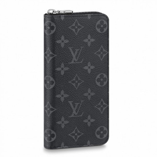 Portafoglio Louis Vuitton Zippy Vertical Monogram Eclipse M62295 Portafoglio Louis Vuitton Zippy Vertical Monogram Eclipse M62295