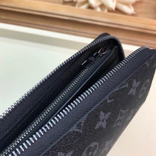 Portafoglio Louis Vuitton Zippy Vertical Monogram Eclipse M62295 Portafoglio Louis Vuitton Zippy Vertical Monogram Eclipse M62295