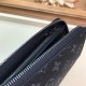 Portafoglio Louis Vuitton Zippy Vertical Monogram Eclipse M62295 Portafoglio Louis Vuitton Zippy Vertical Monogram Eclipse M62295