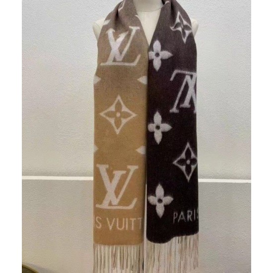 Sciarpa sfumata Louis Vuitton Reykjavik M73675 Sciarpa sfumata Louis Vuitton Reykjavik M73675