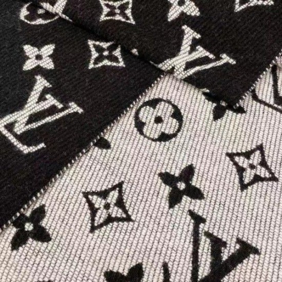 Sciarpa Louis Vuitton Daily Louis Vuitton nera M76701 Sciarpa Louis Vuitton Daily Louis Vuitton nera M76701