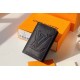 Dettagli perfetti Louis Vuitton Pocket Organizer Taurillon Shadow M80038 Dettagli perfetti Louis Vuitton Pocket Organizer Taurillon Shadow M80038