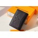 Dettagli perfetti Louis Vuitton Pocket Organizer Taurillon Shadow M80038 Dettagli perfetti Louis Vuitton Pocket Organizer Taurillon Shadow M80038