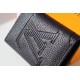 Dettagli perfetti Louis Vuitton Pocket Organizer Taurillon Shadow M80038 Dettagli perfetti Louis Vuitton Pocket Organizer Taurillon Shadow M80038