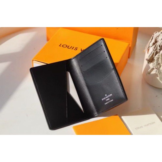 Dettagli perfetti Louis Vuitton Pocket Organizer Taurillon Shadow M80038 Dettagli perfetti Louis Vuitton Pocket Organizer Taurillon Shadow M80038