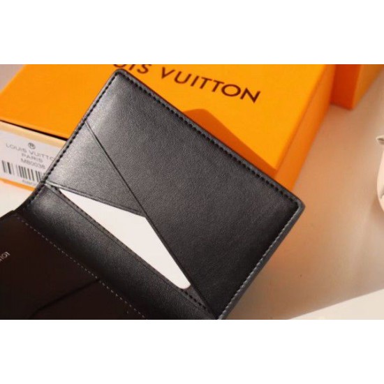 Dettagli perfetti Louis Vuitton Pocket Organizer Taurillon Shadow M80038 Dettagli perfetti Louis Vuitton Pocket Organizer Taurillon Shadow M80038