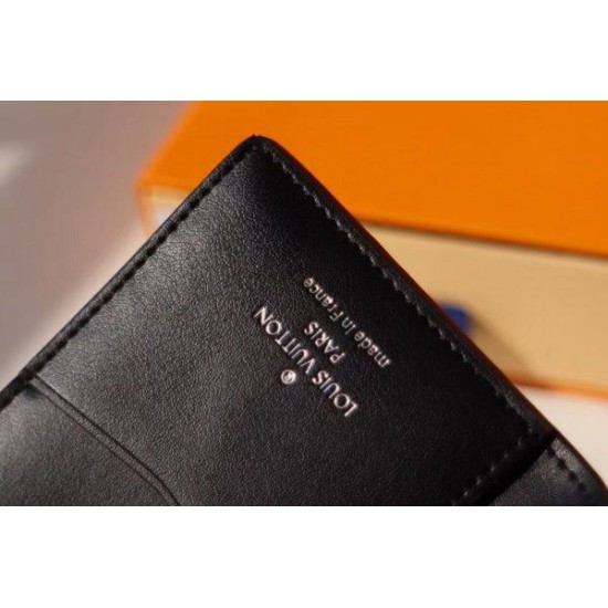 Dettagli perfetti Louis Vuitton Pocket Organizer Taurillon Shadow M80038 Dettagli perfetti Louis Vuitton Pocket Organizer Taurillon Shadow M80038