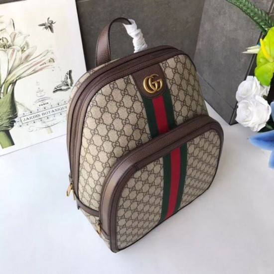 Riproduzione Fedele Imitazione Ophidia GG Zaino medio 547967 Caffè scuro imitazioni Replica Alta Qualità Imitazione Ophidia GG Zaino medio 547967 Caffè scuro