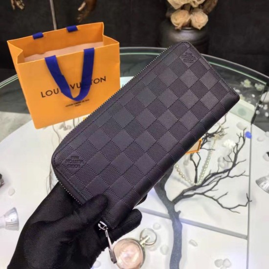 Replica Portafoglio Zippy Vertical Damier Infini N63548 Portafoglio Zippy Vertical Damier Infini N63548 imitazioni perfette