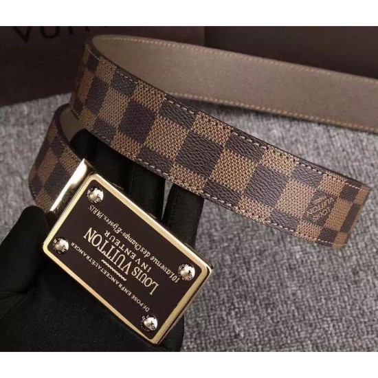Replica Damier Ebene Inventeur Cintura reversibile M9677Q Imitazioni Replica perfette Damier Ebene Inventeur Cintura reversibile M9677Q