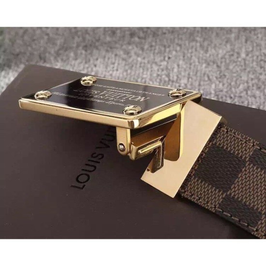 Replica Damier Ebene Inventeur Cintura reversibile M9677Q Imitazioni Replica perfette Damier Ebene Inventeur Cintura reversibile M9677Q
