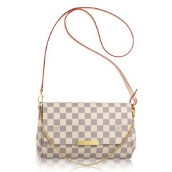 Borse Favorite MM Damier Azur N41275
