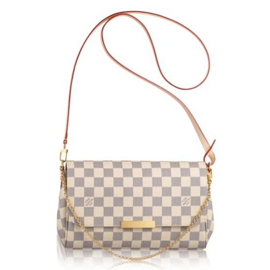 Replica perfette Borse Favorite MM Damier Azur N41275