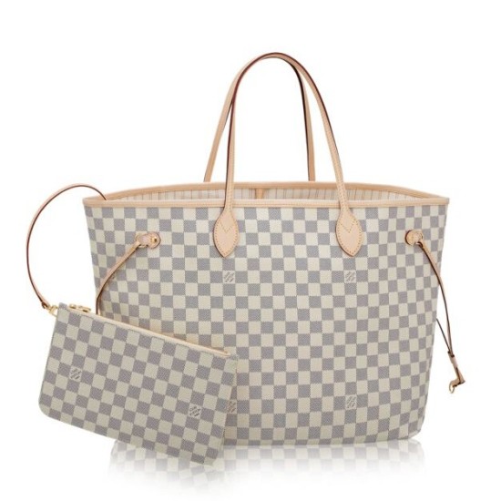 Replica Borse Neverfull GM Damier Azur N41360 Imitazioni Replica perfette Borse Neverfull GM Damier Azur N41360