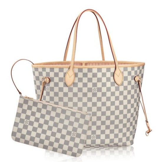 Replica Borse Neverfull MM Damier Azur N41605 Imitazioni Replica perfette Borse Neverfull MM Damier Azur N41605