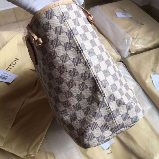 Replica Borse Neverfull MM Damier Azur N41605 Imitazioni Replica perfette Borse Neverfull MM Damier Azur N41605
