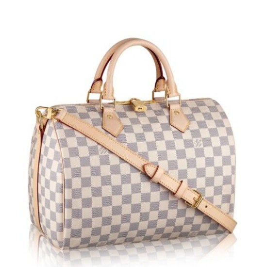 Replica Borse Speedy Bandoulière 30 Damier Azur N41373 Imitazioni Replica perfette Borse Speedy Bandoulière 30 Damier Azur N41373