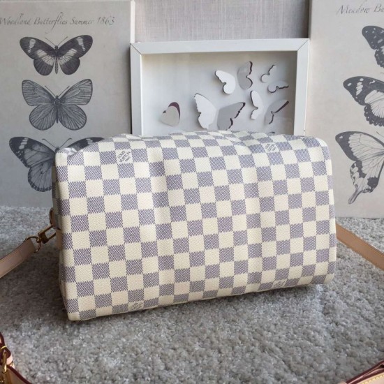 Replica Borse Speedy Bandoulière 30 Damier Azur N41373 Imitazioni Replica perfette Borse Speedy Bandoulière 30 Damier Azur N41373
