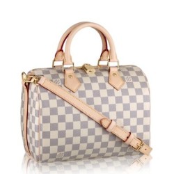 Prezzo Borse Speedy Bandoulière 25 Damier Azur N41374