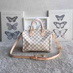 Prezzo Borse Speedy Bandoulière 25 Damier Azur N41374