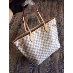 Replica Scontate Borse Neverfull MM Damier Azur N41361 Imitazioni Replica perfette Scontate Borse Neverfull MM Damier Azur N41361