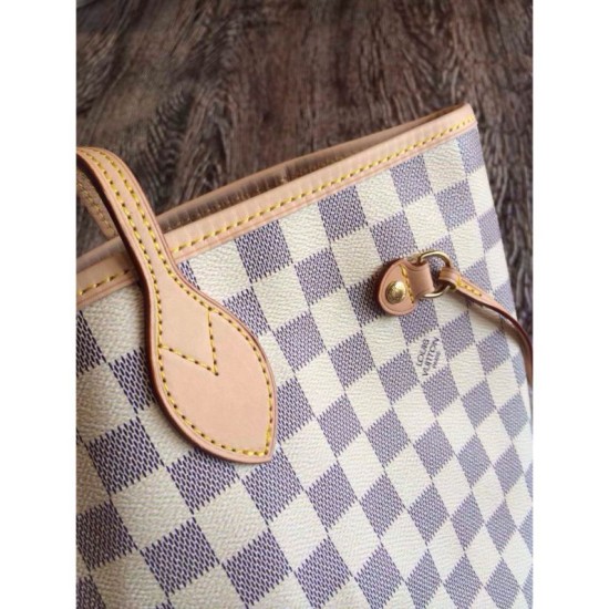 Replica Scontate Borse Neverfull MM Damier Azur N41361 Imitazioni Replica perfette Scontate Borse Neverfull MM Damier Azur N41361