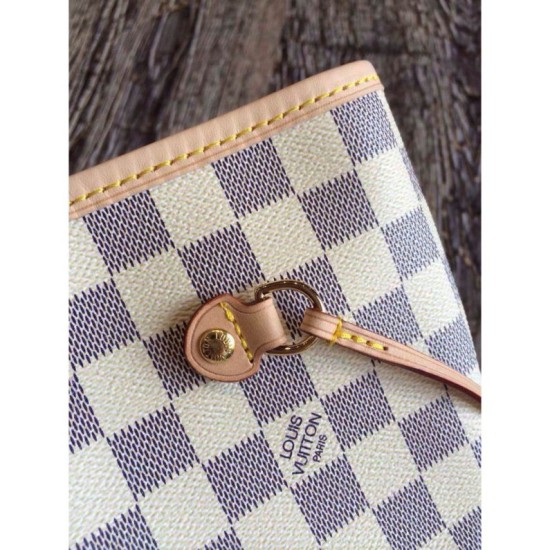 Replica Scontate Borse Neverfull MM Damier Azur N41361 Imitazioni Replica perfette Scontate Borse Neverfull MM Damier Azur N41361