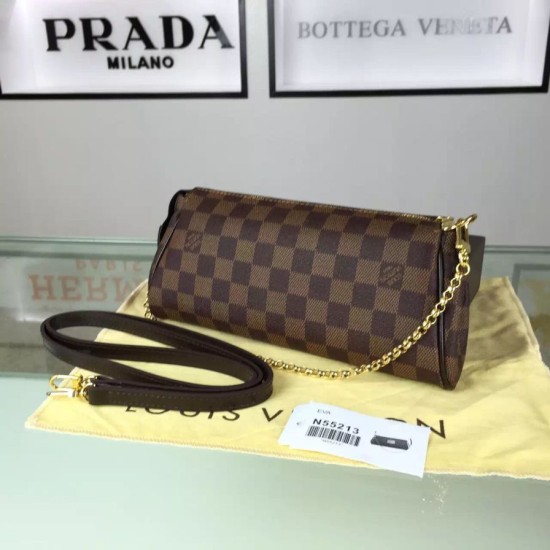 Replica Borse Eva Clutch Damier Ebene N55213 Imitazioni Replica perfette Borse Eva Clutch Damier Ebene N55213